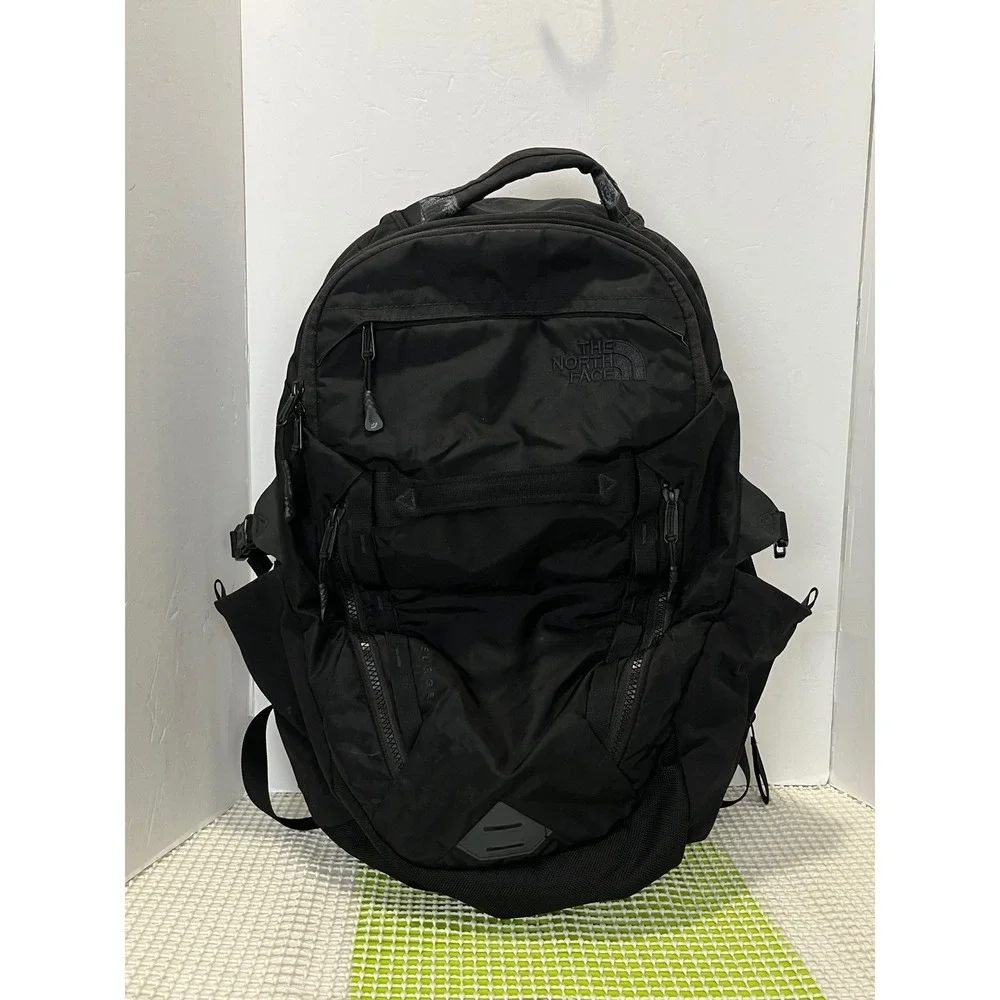 The North Face Surge Backpack Black FlexVent Laptop Travel Bag NF0A3ETV Flaws